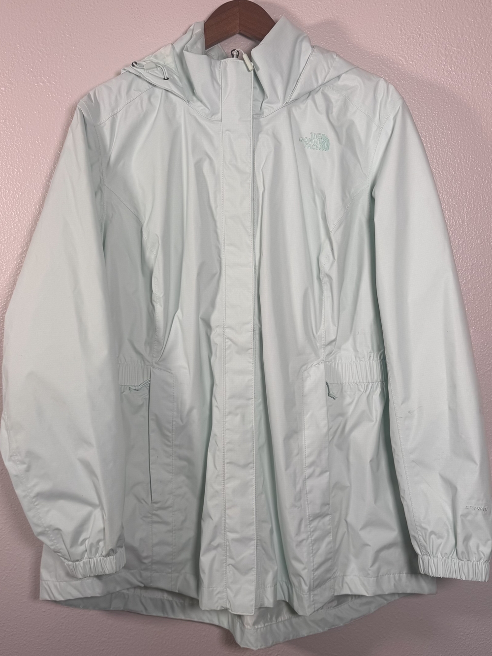 The North Face Women's Mint Green Hooded Jacket - $60